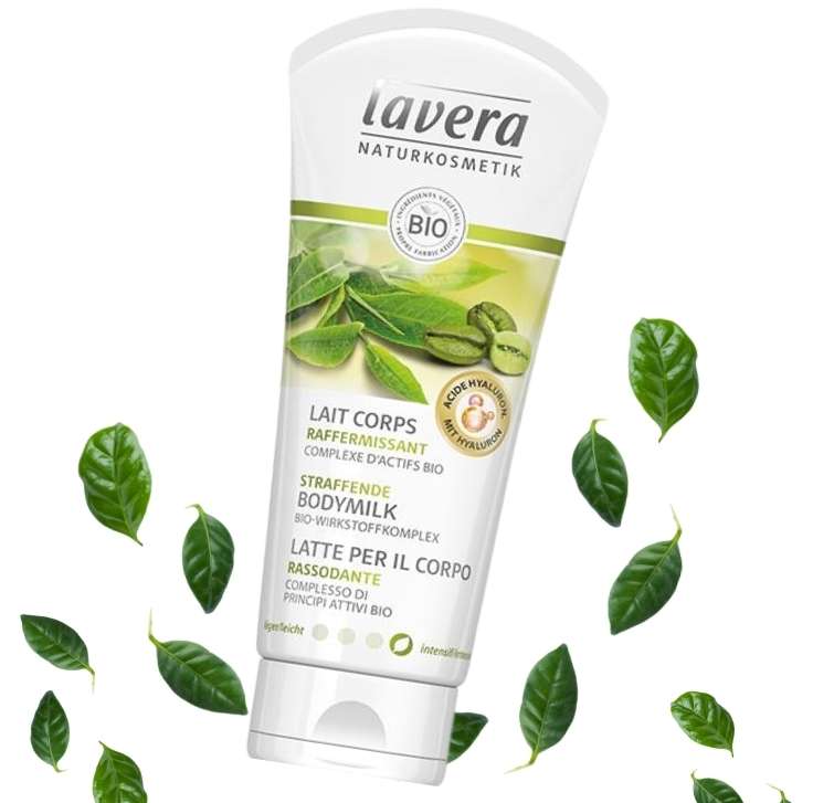 Leche corporal reafirmante Café verde & té verde Bio